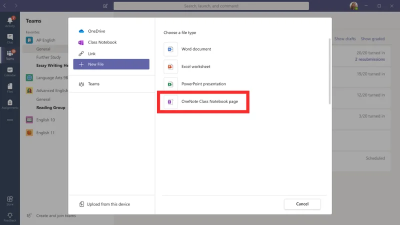 Kako dodati in uporabljati OneNote v Microsoft Teams