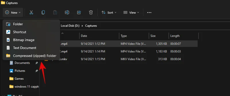Как да архивирате един или няколко файла в Windows 11