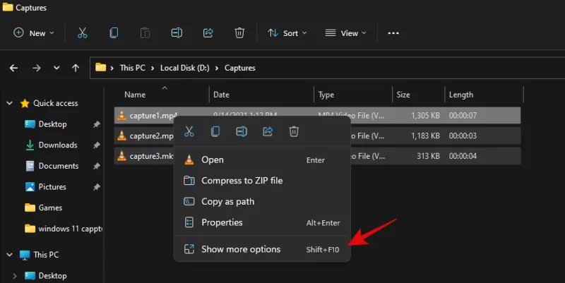 Как да архивирате един или няколко файла в Windows 11