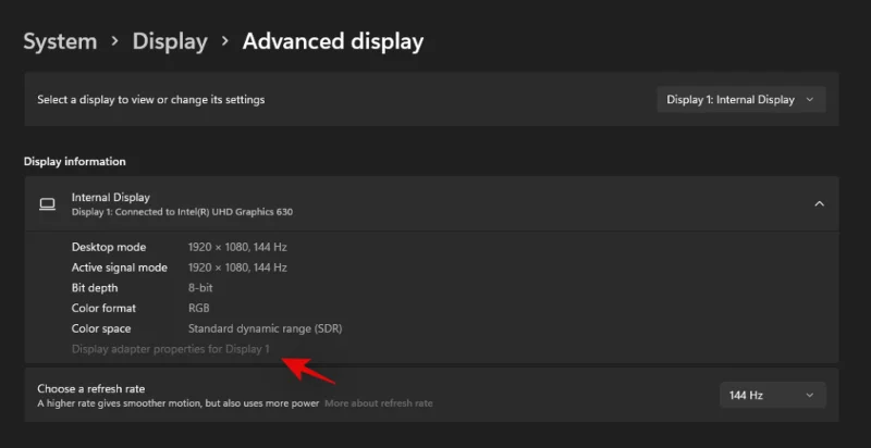 Kako preveriti in spremeniti hitrost osveževanja v sistemu Windows 11