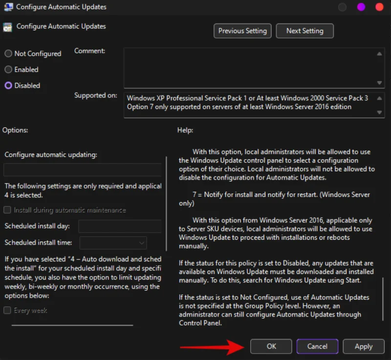 Hvernig á að loka á Windows 11 uppfærslu með GPO