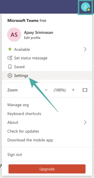 Si të ndaloni njoftimet e statusit të një përdoruesi në Microsoft Teams për të hequr qafe mesazhet e disponueshme që shfaqen tani