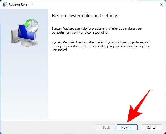 Hvernig á að búa til endurheimtarpunkt í Windows 11