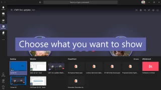 Kaj je Share Tray v Microsoft Teams?