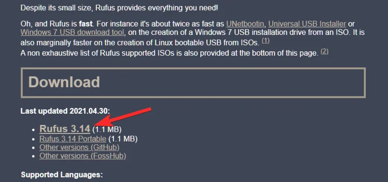 Hvernig á að búa til ræsanlegt USB drif með Windows 11 ISO frá Dev Channel Insider forritinu
