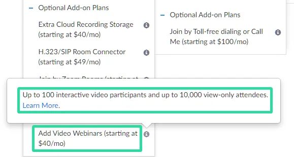 Ali je Zoom Webinar brezplačen? In kakšna je najnižja cena, če ne?