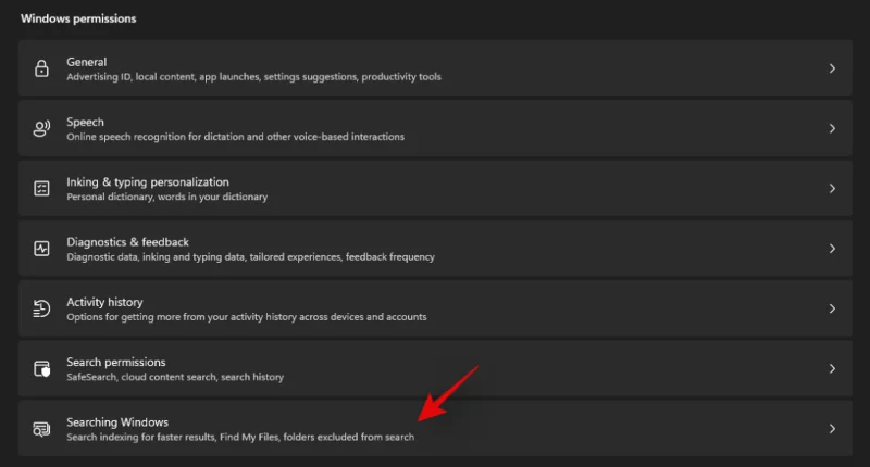 Kako popraviti visoko porabo CPE-ja ali diska pri iskanju Windows v sistemu Windows 11