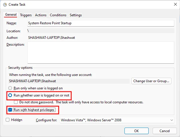 Hvernig á að búa til endurheimtarpunkt í Windows 11