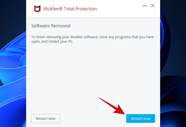 Kako odstraniti McAfee v sistemu Windows 11 [5 načinov]
