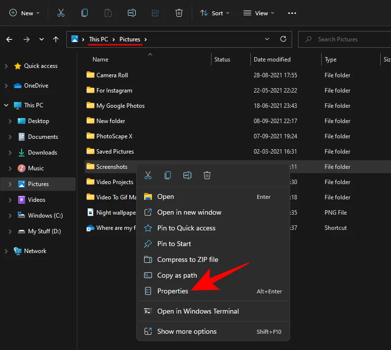 Kam jdou snímky obrazovky Windows 11?  [také Windows 10]
