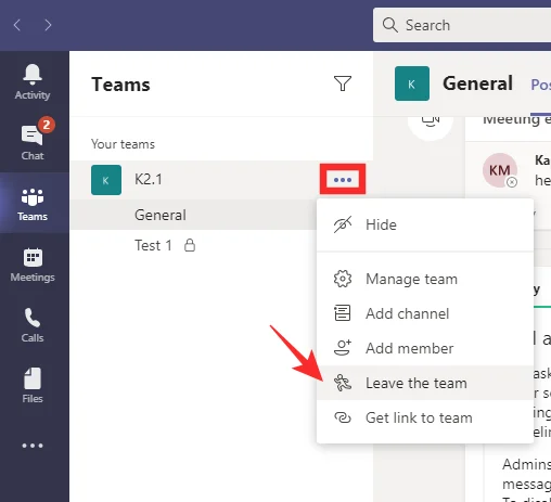 Kako zapustiti ekipo v Microsoft Teams in kaj se zgodi, ko to storite