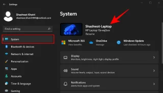 Kako najti ime računalnika v sistemu Windows 11
