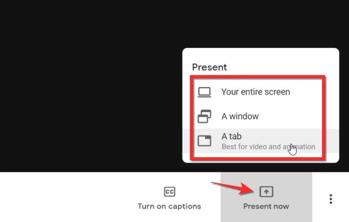 Πώς να παρουσιάσετε βίντεο στο Google Meet