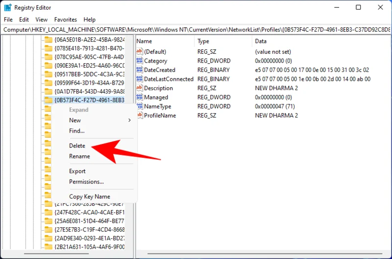 Kako pozabiti omrežje v sistemu Windows 11