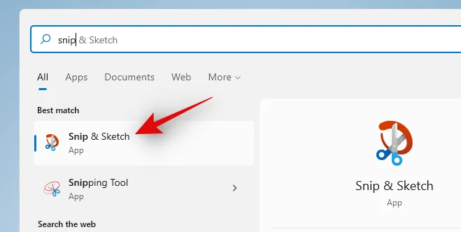 Aktivacija Snip & Sketch