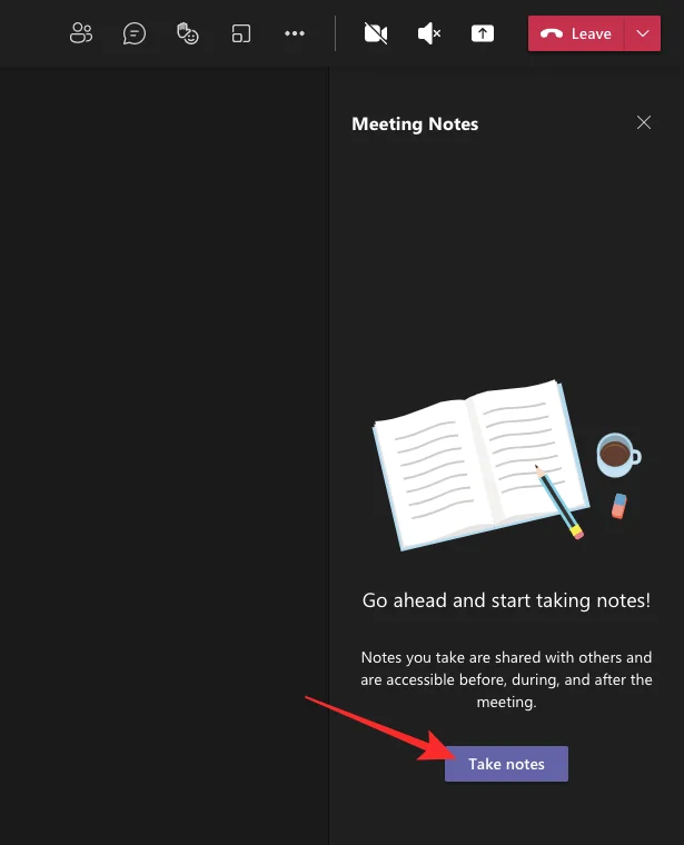 Kako narediti zapiske sestankov v Microsoft Teams