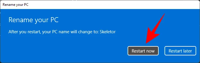 Kako najti ime računalnika v sistemu Windows 11