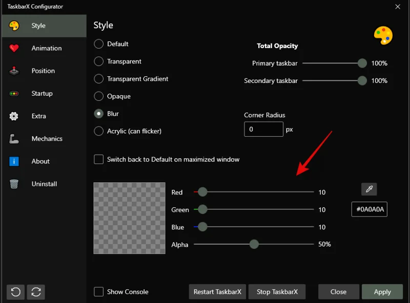 Jak změnit barvu hlavního panelu v systému Windows 11