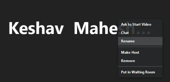 Si të ndryshoni emrin në Zoom në PC dhe telefon