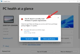 Kako popraviti napako »Ta računalnik trenutno ne izpolnjuje vseh sistemskih zahtev za Windows 11«