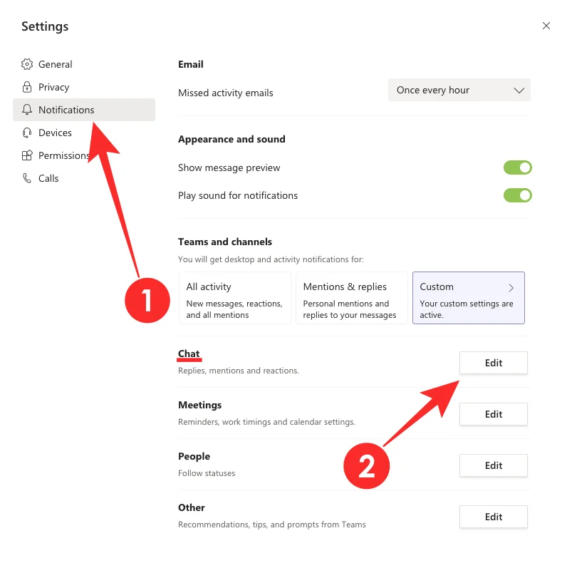Kako onemogočiti obvestila v Microsoft Teams [AIO]