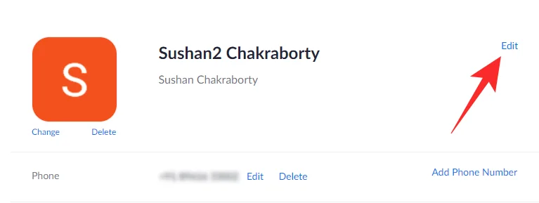 Hur man permanent ändrar namn på zoom