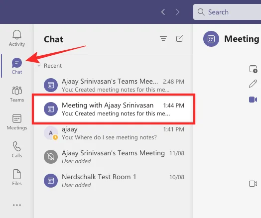Kako narediti zapiske sestankov v Microsoft Teams