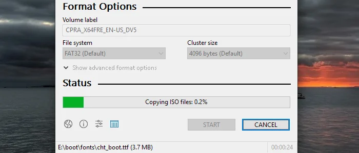 Hvernig á að búa til ræsanlegt USB drif með Windows 11 ISO frá Dev Channel Insider forritinu