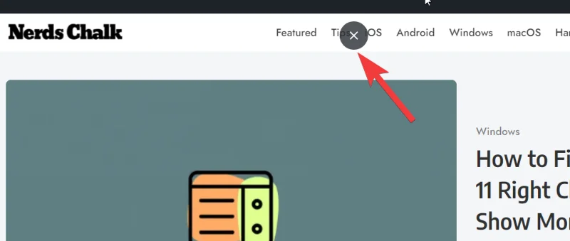 Πώς να βγείτε από την πλήρη οθόνη στα Windows 11