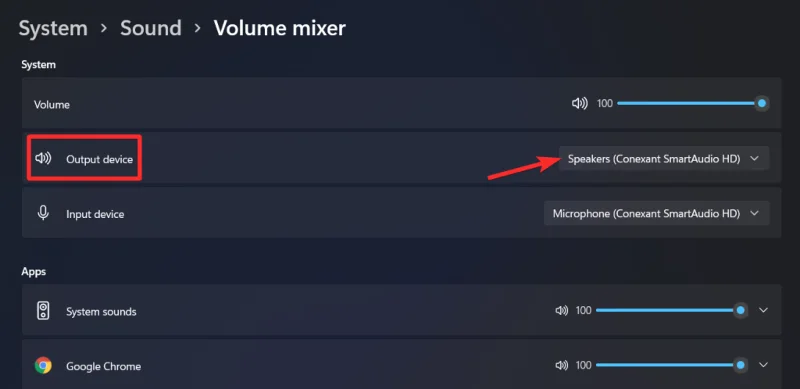Hur byter man högtalare i Windows 11?  Var är ljudväxlaren?