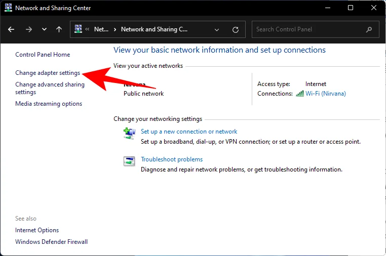 Kako pozabiti omrežje v sistemu Windows 11