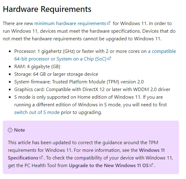 Fungerar Windows 11 med TPM 1.2?
