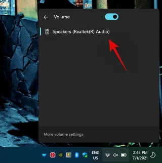 Hur byter man högtalare i Windows 11?  Var är ljudväxlaren?