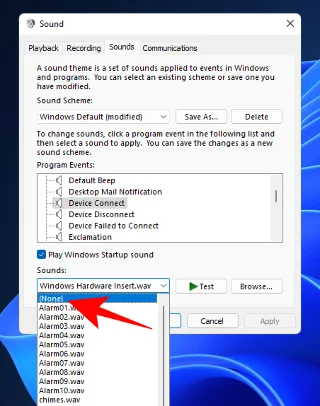 Si të çaktivizoni tingujt e alarmit të Windows 11