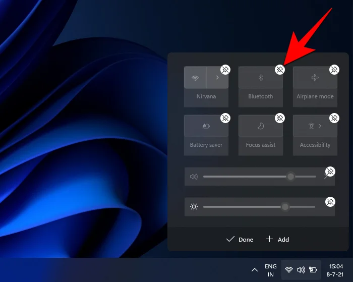 Hur man lägger till, tar bort eller ändrar ordning på genvägar i Windows 11 Action Center