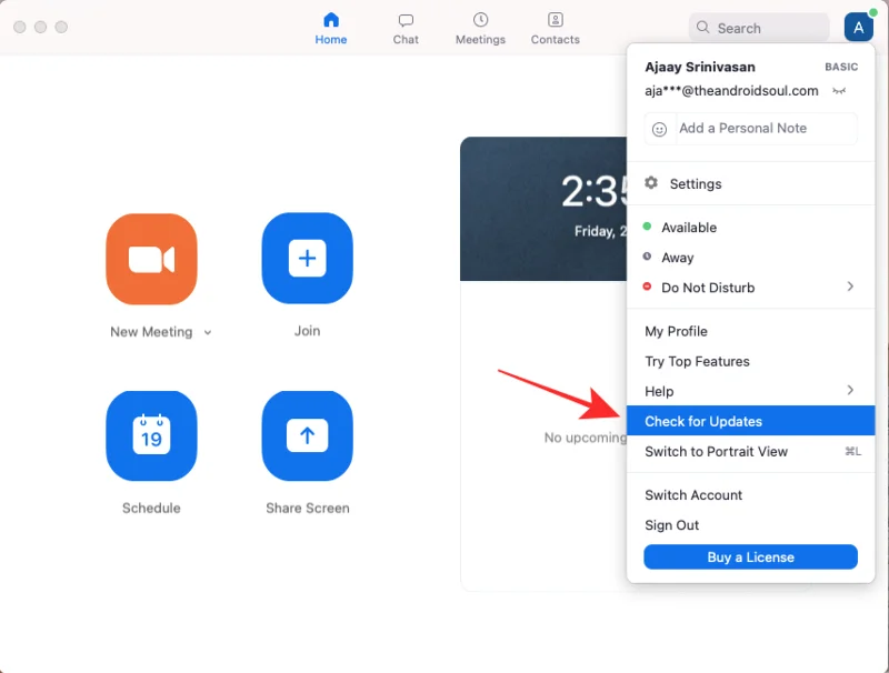 Kako zamegliti ozadje na Zoomu