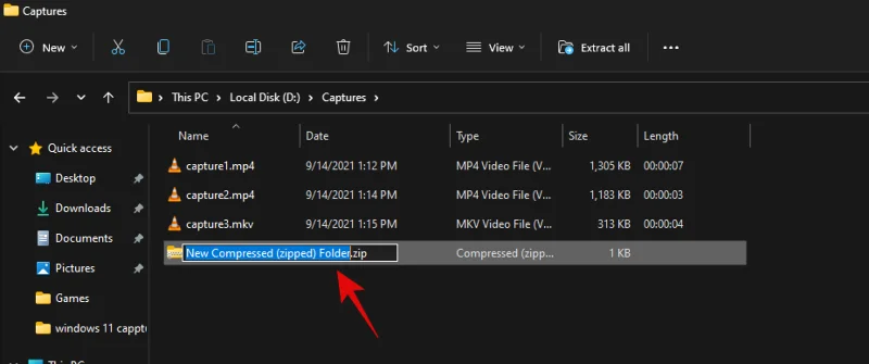Как да архивирате един или няколко файла в Windows 11