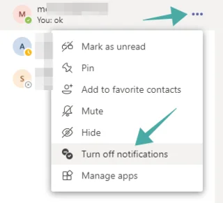 Si të ndaloni njoftimet e statusit të një përdoruesi në Microsoft Teams për të hequr qafe mesazhet e disponueshme që shfaqen tani