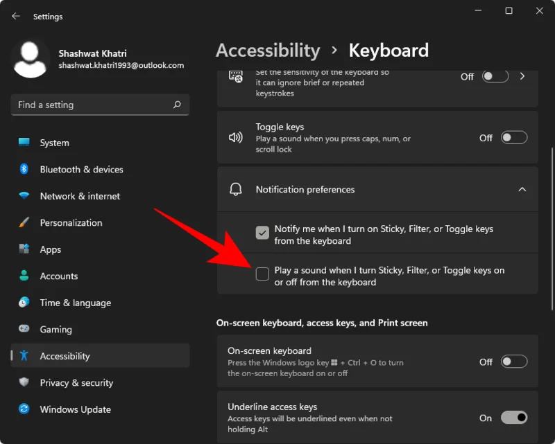 Si të çaktivizoni tingujt e alarmit të Windows 11