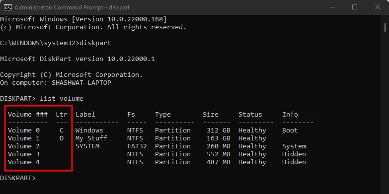 Kako spremeniti črko pogona v sistemu Windows 11