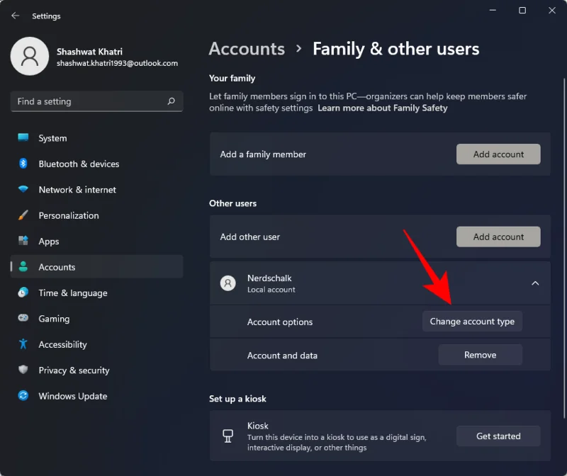 Hvernig á að búa til nýjan notanda á Windows 11 (staðbundið eða á netinu)