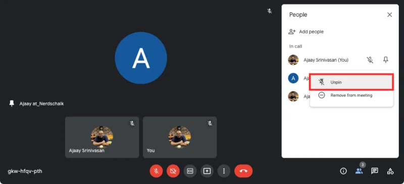 Πώς να καρφιτσώσετε στο Google Meet;  Μπορεί κανείς να ξέρει ή να δει;