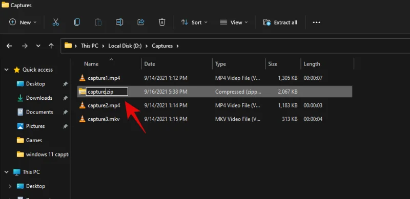 Как да архивирате един или няколко файла в Windows 11