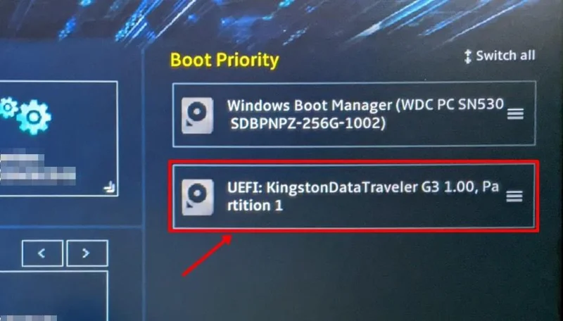 Kako namestiti Windows 11 iz USB-ja