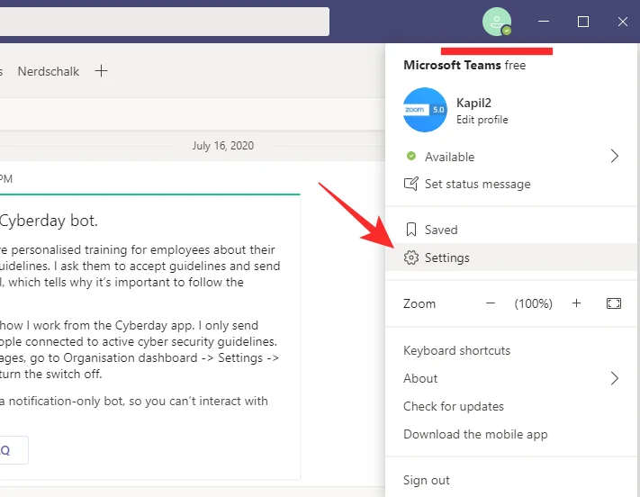 Hvernig á að kveikja á Dark Mode í Microsoft Teams