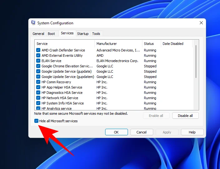 Hvaða Windows 11 þjónusta á að slökkva á á öruggan hátt og hvernig?
