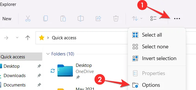 Kako prikazati skrite datoteke v sistemu Windows 11