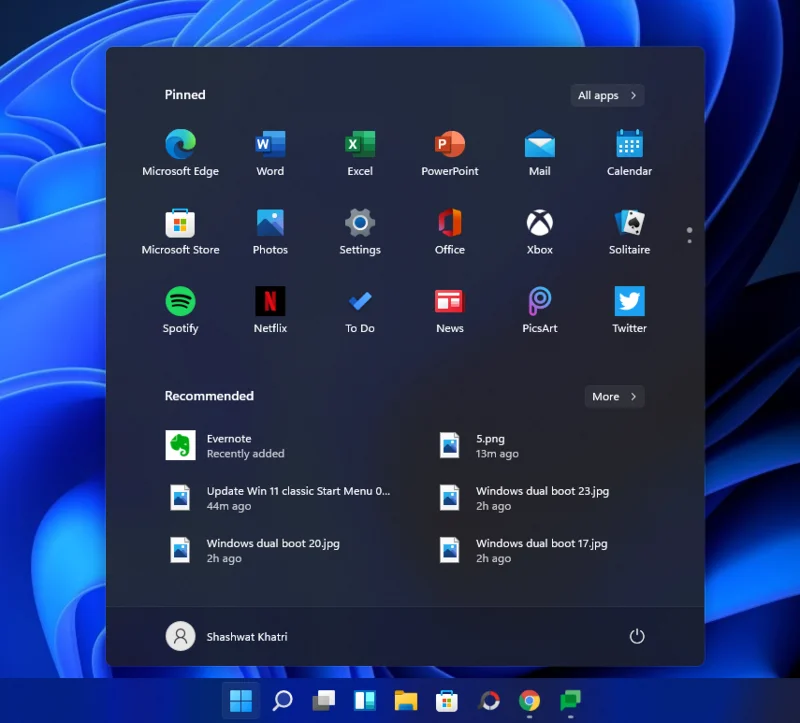Windows 11: Kako vrniti meni Start Windows 10
