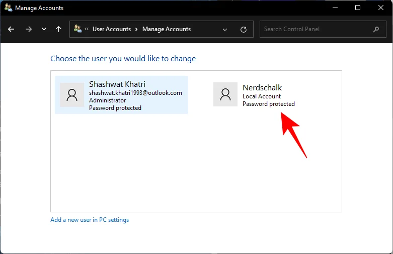 Hvernig á að búa til nýjan notanda á Windows 11 (staðbundið eða á netinu)