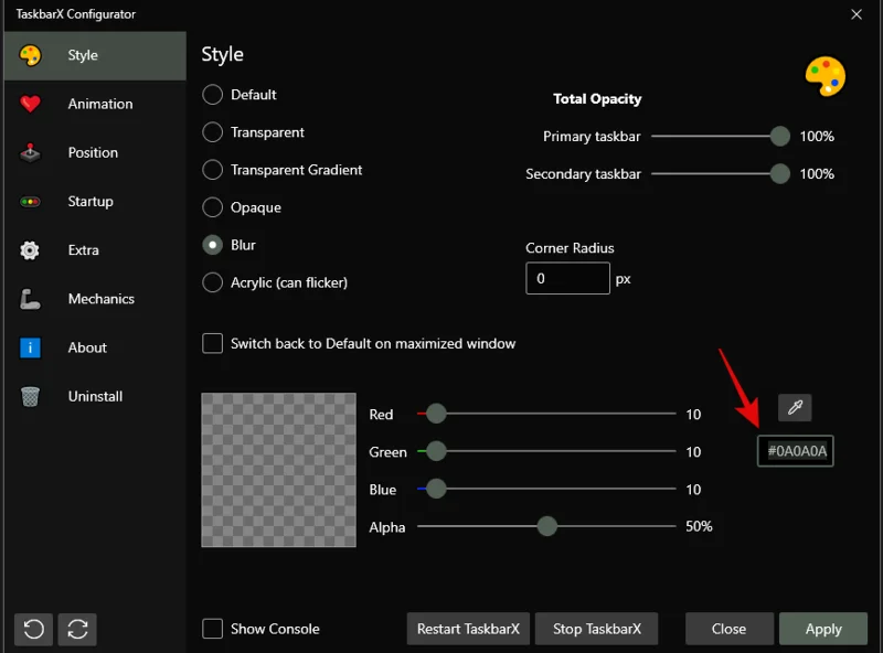 Jak změnit barvu hlavního panelu v systému Windows 11